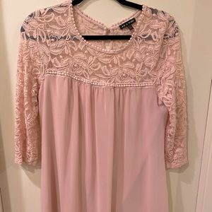 Pink babydoll dress